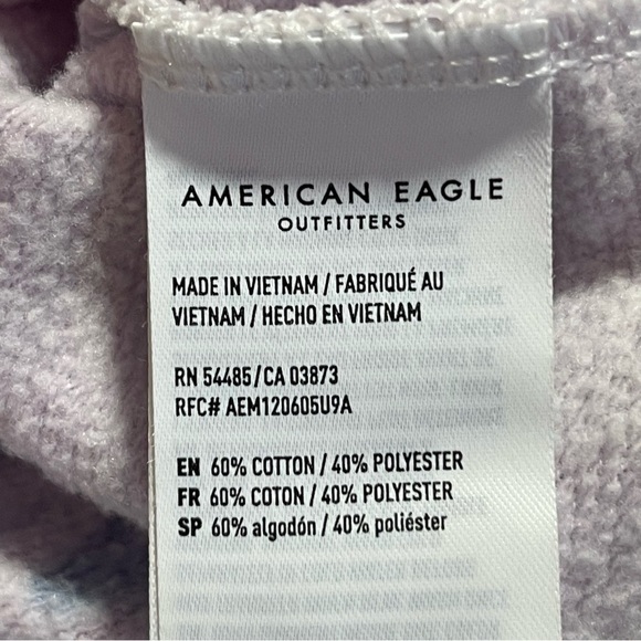 American Eagle Tie Dye Pullover Sweatshirt size Medium - Picture 7 of 9